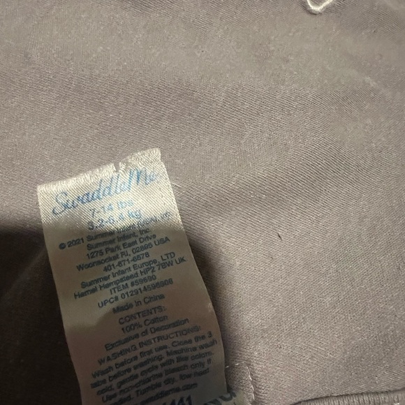 BUNDLE Spastik and Swaddleme Gray and White Baby Swaddle Set - Picture 7 of 8